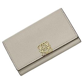 Portallaves de piel gris Loewe