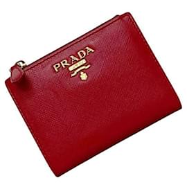 Cartera bi-fold Prada Saffiano