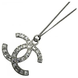 Collana Chanel in strass argento