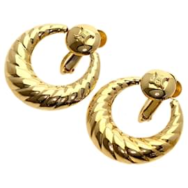 Céline Orecchini Celine Circle Macadam in oro giallo 18K