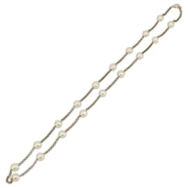 Chanel Pearl Station Metall und Kunstperlen