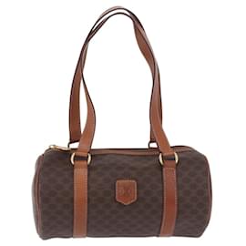 Céline Celine Vintage Barrel Macadam Canvas & Leather