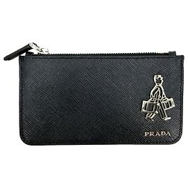 Portamonete Prada in pelle Saffiano