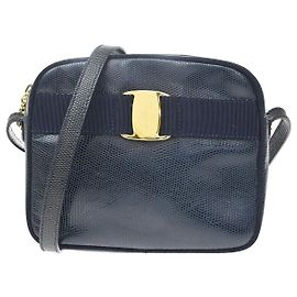 Salvatore Ferragamo Vara Bow camera Leather