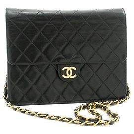 Chanel Vintage Mini Full Flap in pelle d'agnello matelassé
