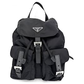 Mochila Prada en nailon negro