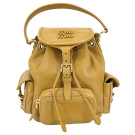 Zaino in pelle da donna Miu Miu