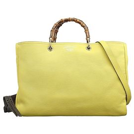 Borsa Tote Gucci Bamboo Shopper Large