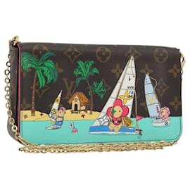 LOUIS VUITTON Monogram Vivienne Pochette Felice Bag M82627 LV Auth 196042M