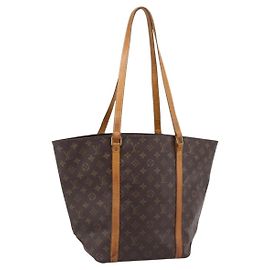 LOUIS VUITTON Monogram Sac Shopping Tote Bag M51108 LV Auth 198918