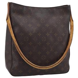 LOUIS VUITTON Monogram Looping GM Shoulder Bag M51145 LV Auth 198994