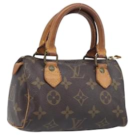 LOUIS VUITTON Monogram Mini Speedy Hand Bag M41534 LV Auth 197713