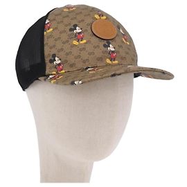 Cappellino GUCCI Disney MicroGG Supreme PVC Beige 602979 Auth SW2676SAM