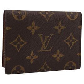 LOUIS VUITTON Monogram Porte 2 Cult Vertical Pass Case M60533 LV Auth am12483V