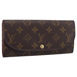 LOUIS VUITTON Monogram Portefeuille Louise Long Wallet M60460 LV Auth am12490V