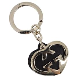 Portachiavi GUCCI Lovely Key Ring metal Gold Auth yk20761M