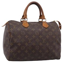 LOUIS VUITTON Monogram Speedy 30 Hand Bag M41526 LV Auth 199683