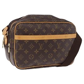 Bolso de hombro LOUIS VUITTON Monogram Reporter PM M45254 LV Auth fm5446A