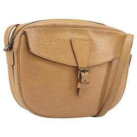 Borsa a tracolla LOUIS VUITTON Epi Jeune Fille MM Winnipeg Beige M52156 Auth 198978