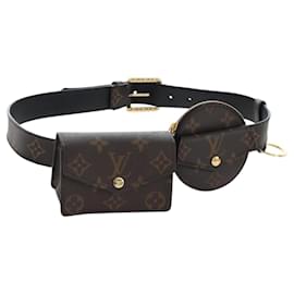 LOUIS VUITTON Monogram Ceinture Daily Waist Bag M0236 LV Auth 199062M