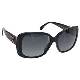 Occhiali da sole CHANEL metallo Black CC Auth yk20732M