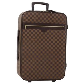LOUIS VUITTON Damier Ebene Pegas 55 Suitcase N23294 LV Auth 194416