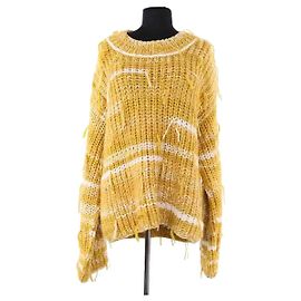 Maison Martin Margiela Gelber Wollpullover
