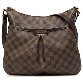 Borsa a tracolla Louis Vuitton Damier Ebene Bloomsbury PM Marrone