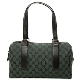 Borsa Boston Gucci GG Canvas Charmy Verde