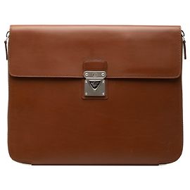 Sac business Portfolio Louis Vuitton Nomade Honore Marron