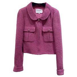 Abrigo Chanel de lana mujer Talla 42