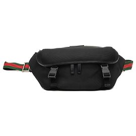 Borsa cintura Gucci Canvas Techno Web Nera
