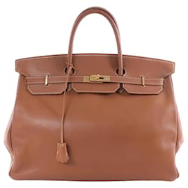 Hermès Hermes Birkin 40 Le Tournay Cushbell Handtasche in Brown Z: 1996