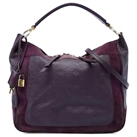 Louis Vuitton Monogram Empreinte Audacieuse MM Satchel Purple