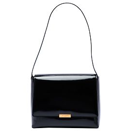 Borsa a tracolla Le 90 Saint Laurent in vernice nera