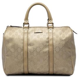 Borsa Boston Gucci Joy Medium Stampa GG Oro
