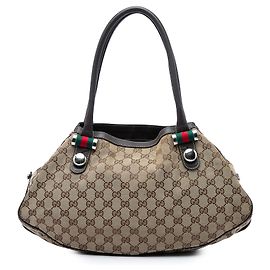 Tote Gucci GG Canvas Web Match Ball Beige