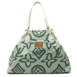 Borsa Tote Cabas GM Louis Vuitton Monogram Tahitienne Verde