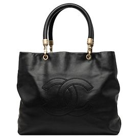 Tote Chanel CC Caviar Nera