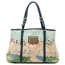 Borsa Tote Louis Vuitton Ailleurs Cabas Promenade PM Blu