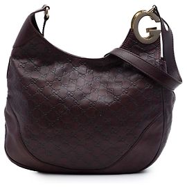 Borsa a tracolla Gucci Guccissima Charlotte rossa