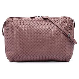 Borsa a tracolla Bottega Veneta Large Nappa Intrecciato Nodini Rosa
