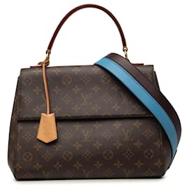 Bolsa Louis Vuitton Monogram Cluny MM Castanha