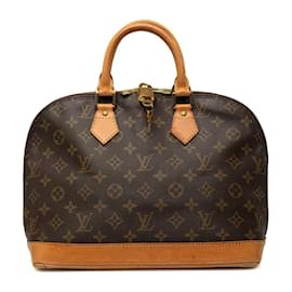 Borsa a mano Louis Vuitton Monogram Alma PM Marrone