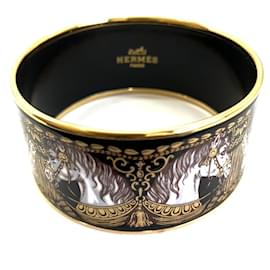 Hermès Bracciale Hermes Enamel GM Oro