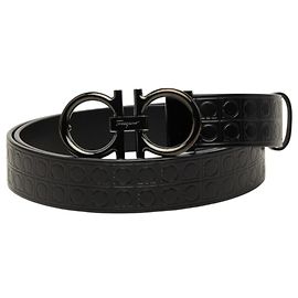 Cintura Salvatore Ferragamo con fibbia logo Gancini
