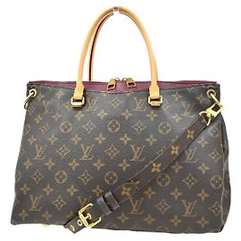 Louis Vuitton Pallas Tote Monogram Canvas with Leather MM