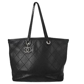Chanel Fever Tote Quilted Caviar Medium