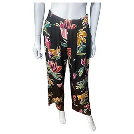 Autre Marque Pantalones anchos con estampado floral La Maison par Molly Bracken