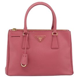 Prada Galleria Double Zip Tote Saffiano Leather Small